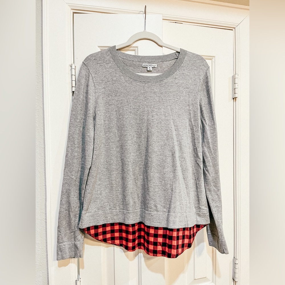 J. crew layered sweater